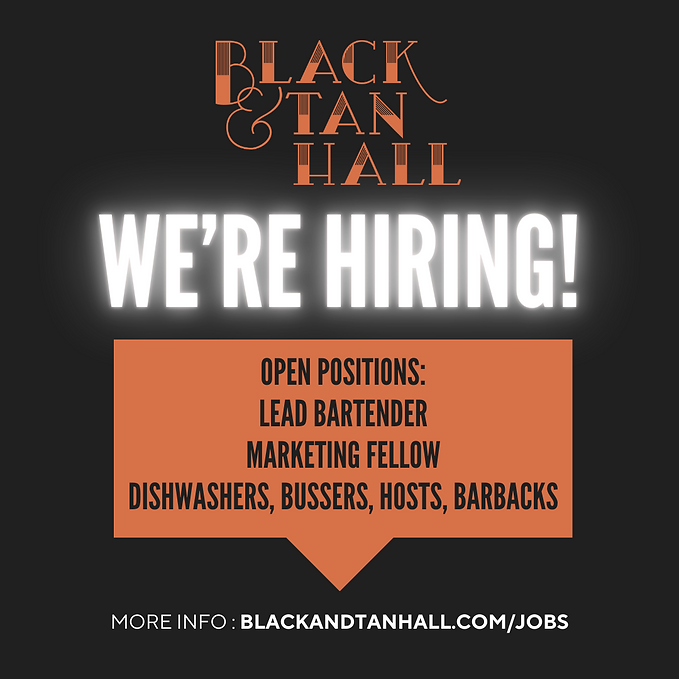 Jobs Black Tan Hall Jobs black tan hall